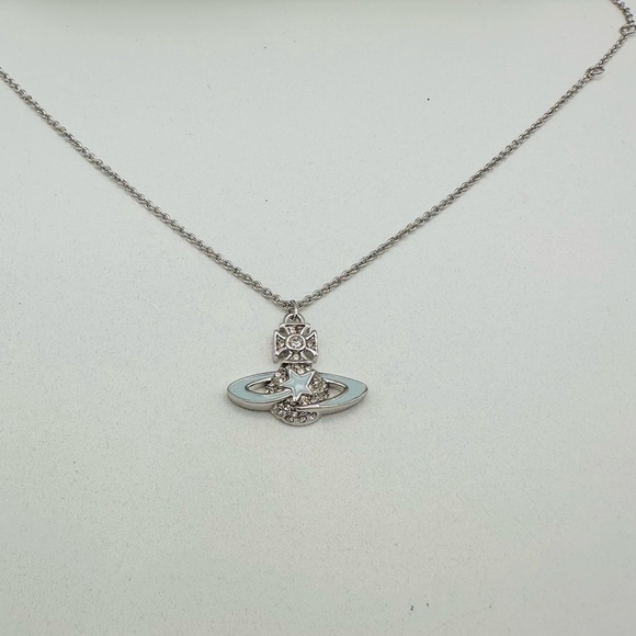 Vivienne Westwood Sky blue shooting Star Necklace - Picture 2 of 8